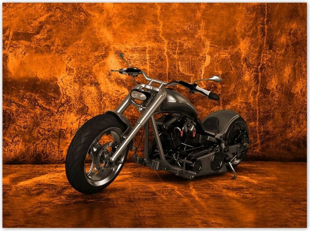 Poszterek 135x100 Chopper motorkerékpár