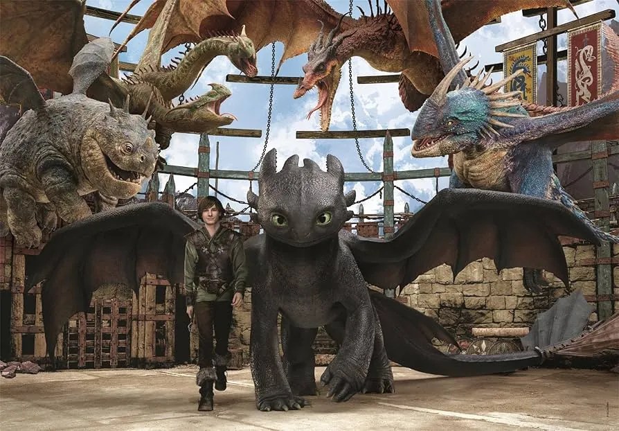 Így neveld a sárkányodat Arena 104 db-os puzzle Clementoni