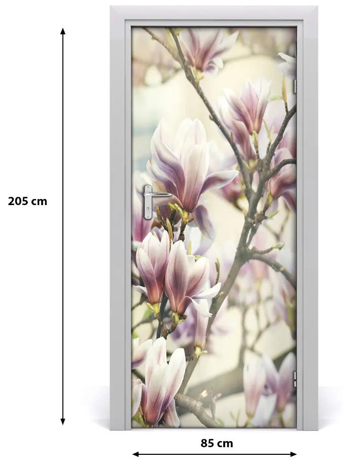 Ajtó méretű poszter ajtó Magnolia 75x205 cm