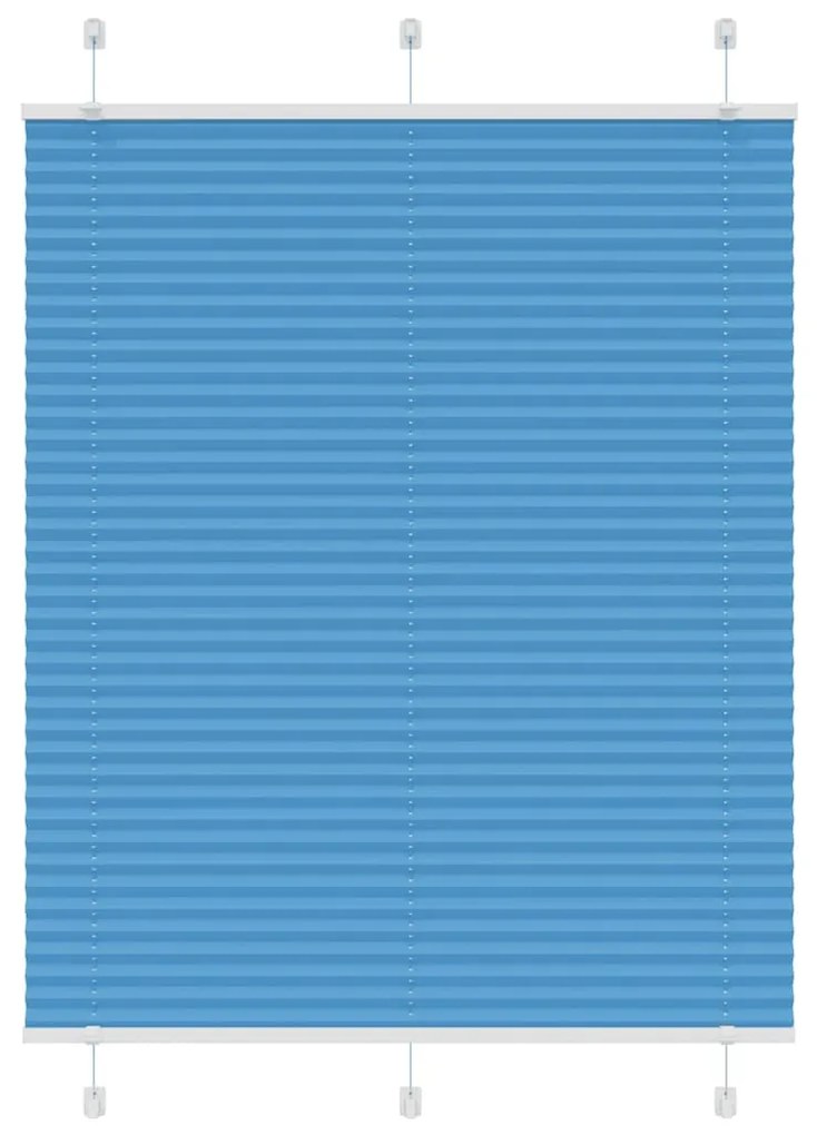 pliszírozott redőny kék 105x100 cm szövetszélesség 104,4 cm