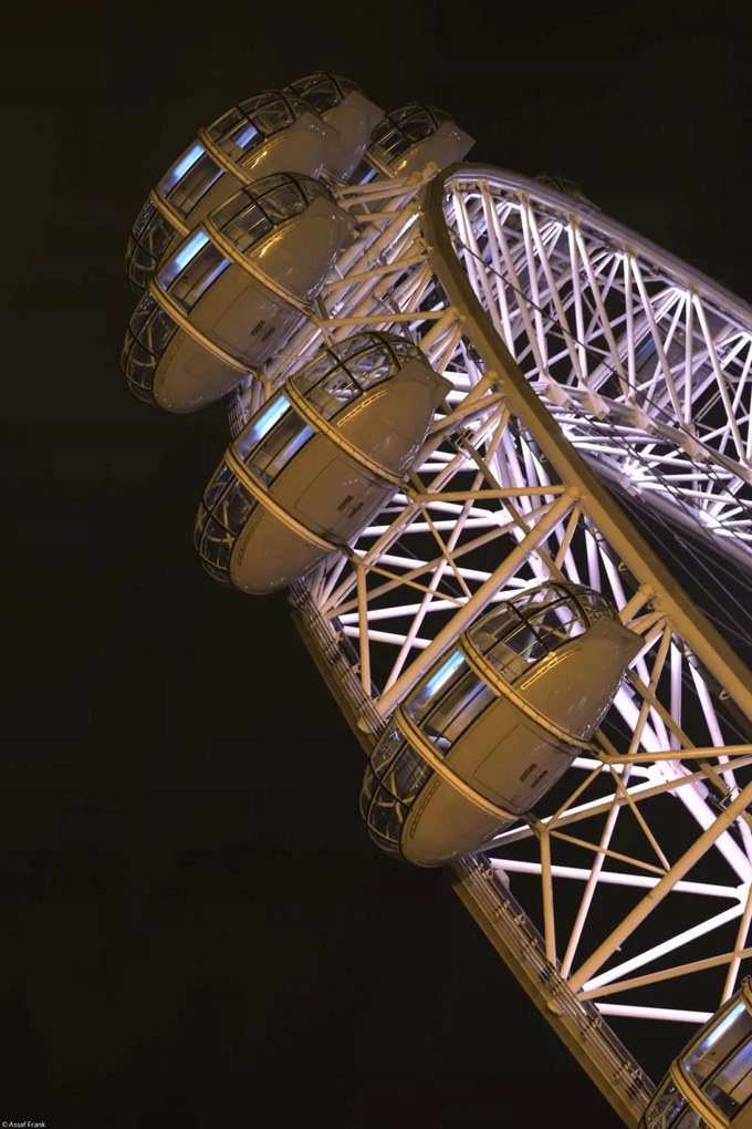 Poszter 30x45cm London Eye éjszaka 2, Assaf Frank
