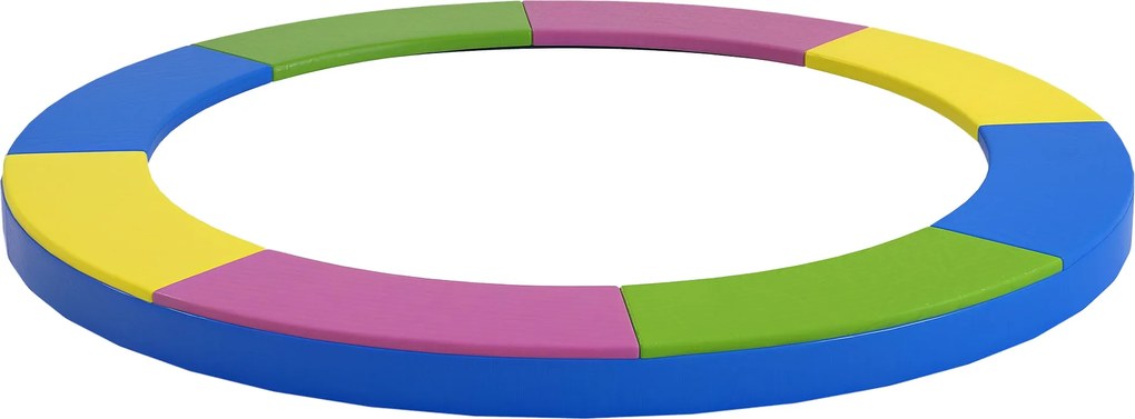 SPORTNOW Trampolin Keretvédő Ø305 cm, Szakadásálló, UV-álló Rugóvédő, Vízálló, Trampolin Kiegészítők, Keretvédő Biztonsági Háló, Pótlóalkatrészek Kert