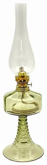 Petroleumlámpa PETRA 42 cm erdőzöld színben