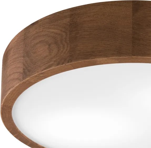 Brilagi - CARVALHO LED RGBW dimmelhető mennyezeti lámpa, 2xE27/9W/230V, Wi-Fi, tölgy, átm. 37,5 cm