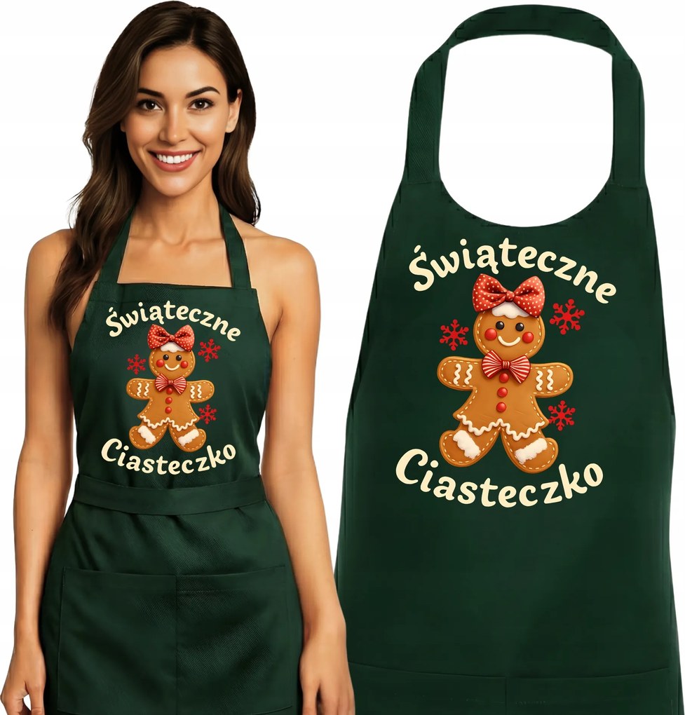Konyhai kötény Karácsonyi Süti Uniszex ajándék karácsonyra