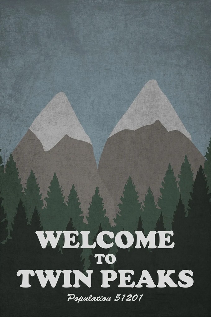 Poszter Twin Peaks Art Poster Tv sorozat A1+ formátum