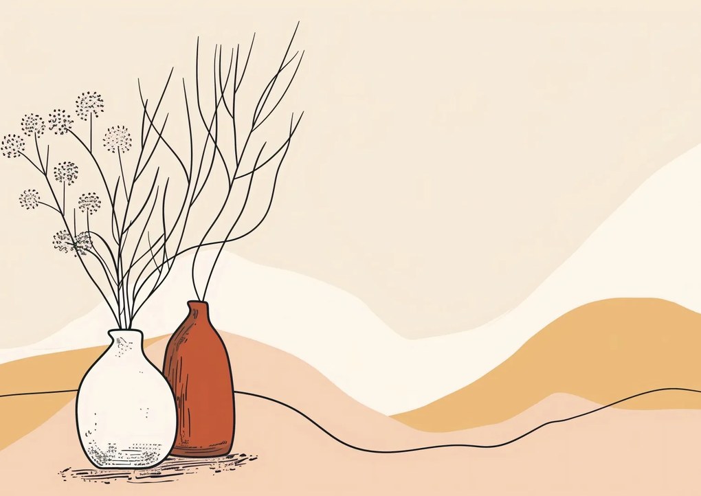 Poszter 42x29,7cm Stílusos Bézs