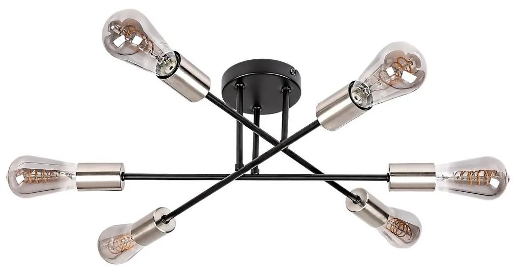 Rabalux Rabalux 71026 - Felületre szerelhető csillár BRANWEN 6xE27/25W/230V RL71026