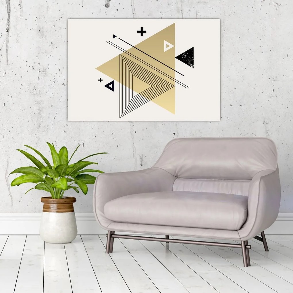 Kép - Geometriai formák N⁰4 (90x60 cm)