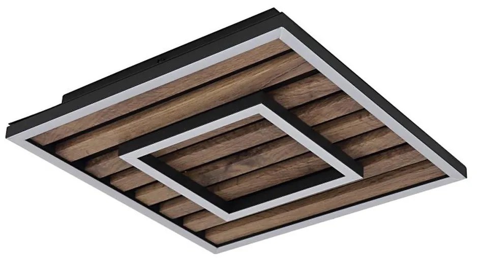 Globo 67345D - WOODY LED mennyezeti lámpa 18W, 3000K, 30x30 cm