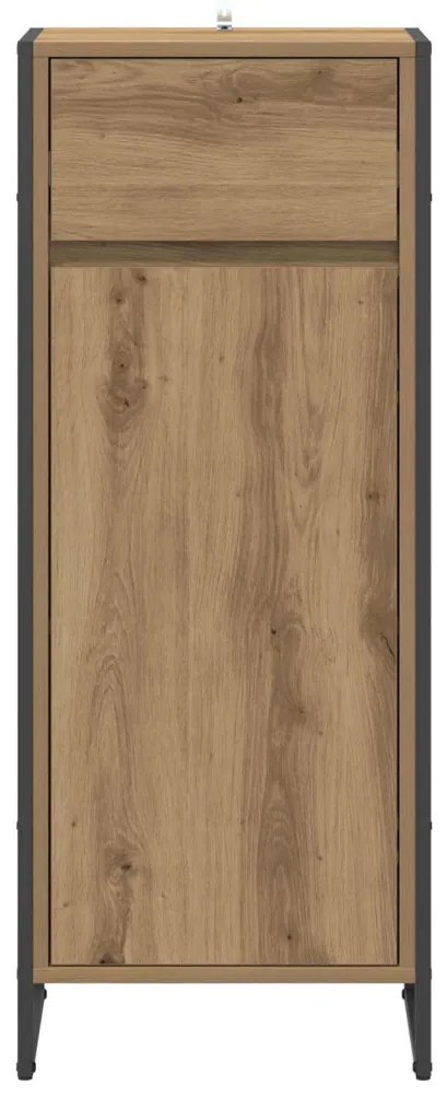 vidaXL Fürdőszoba Székény Művészi tölgy 40 x 30 x 100 cm Faanyag