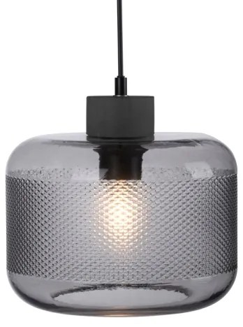 Paul Neuhaus 2005-25 - Csillár zsinóron BOLETUS 1xE27/10W/230V átm. 23,5 cm szürke