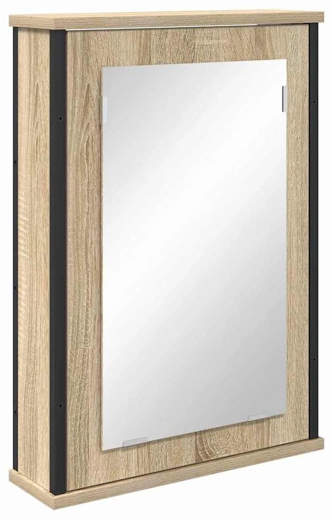 Fürdőszoba bútor szett 3 pcs sonoma tölgy 33 x 33 x 185.5 cm