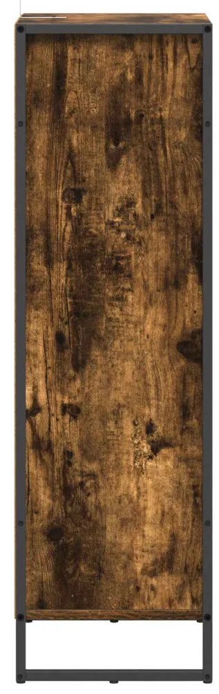 vidaXL Fürdőszoba Székény Füstös tölgy 40 x 30 x 100 cm Faanyag