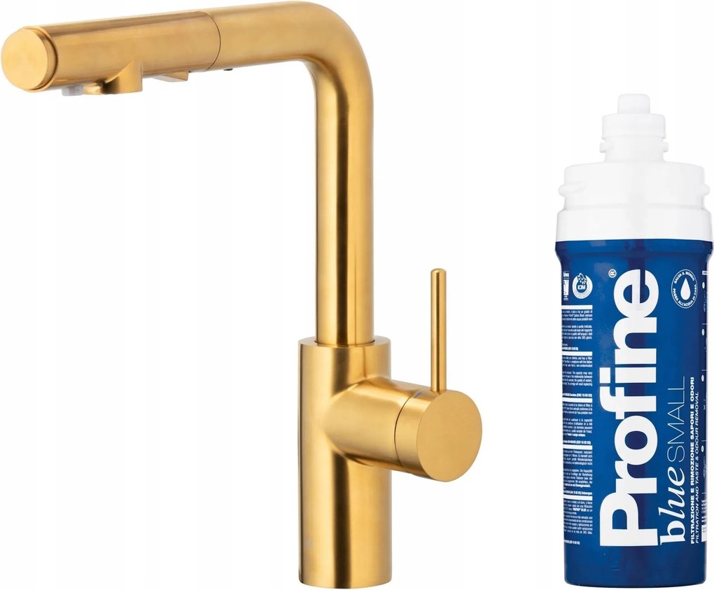 Kfa Konyhai Csaptelep Duero Pure Basic, Arany Profine Blue Small Szűrő