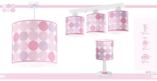 Dalber 62001S - Gyerek lámpa COLORS 1xE14/40W/230V