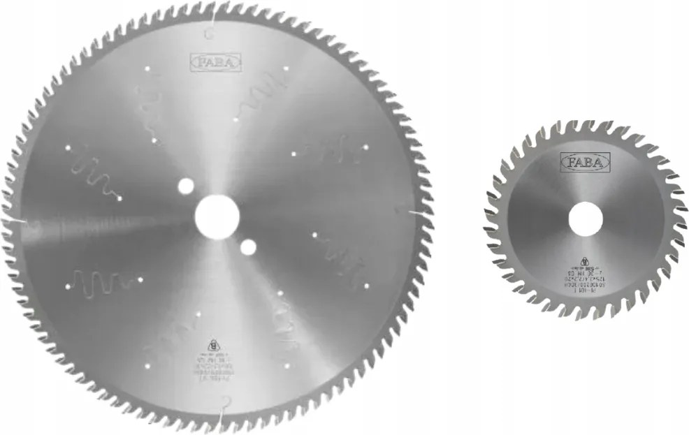Faba Fűrész lemezvágó készlet /mdf 250x30x60Z +100x20x24Z