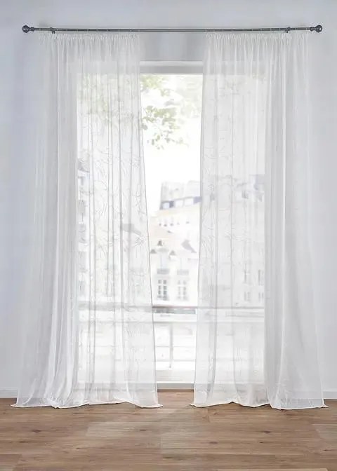 135/250 Hímzett Függöny 1 Db