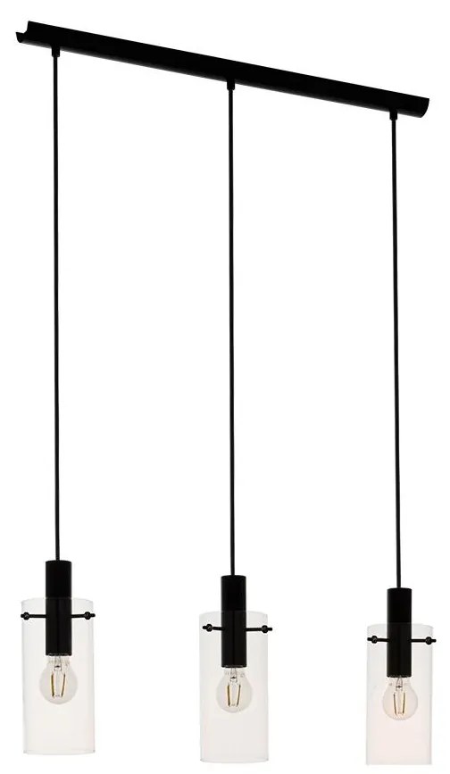 Eglo 97367 - Csillár zsinóron MONTEFINO 3xE27/60W/230V