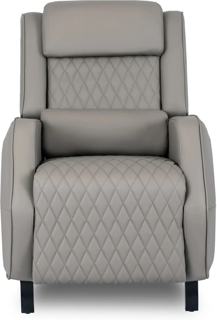 Elegáns Dönthető Relaxfotel Szürke Eco-bőr Kárpittal. VIPER