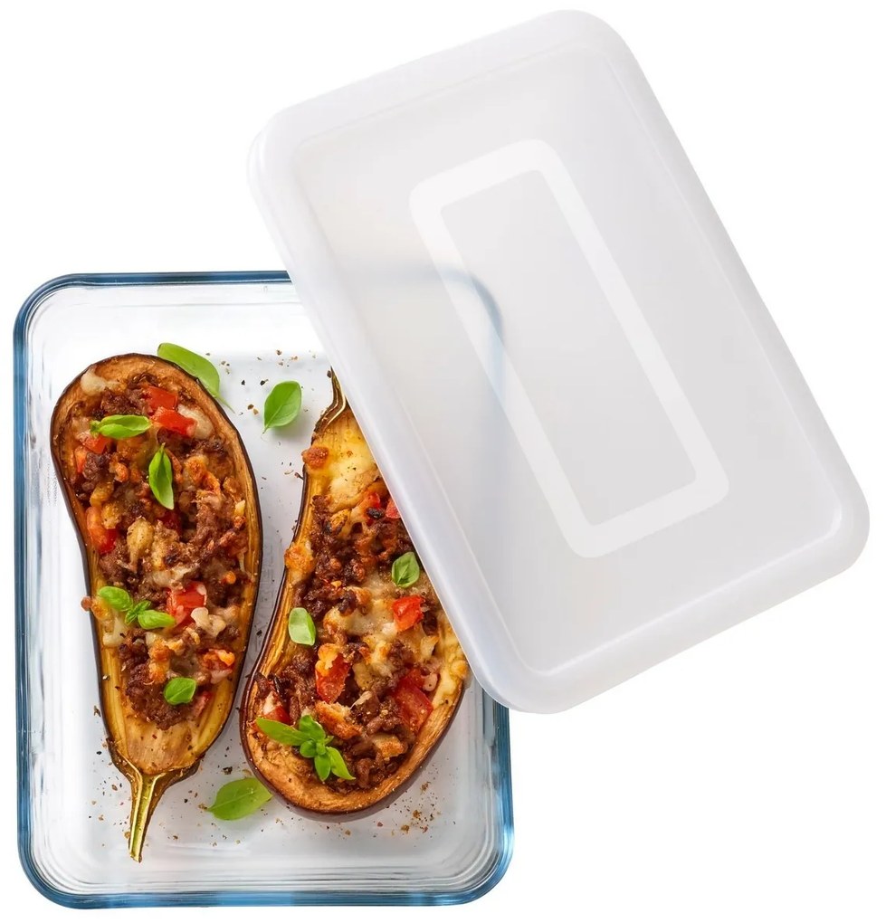 Pyrex 4 db-os üvegedény szett, 1,5 l