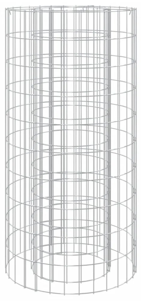 Horganyzott vas gabion tűzrakó Ø 50 cm
