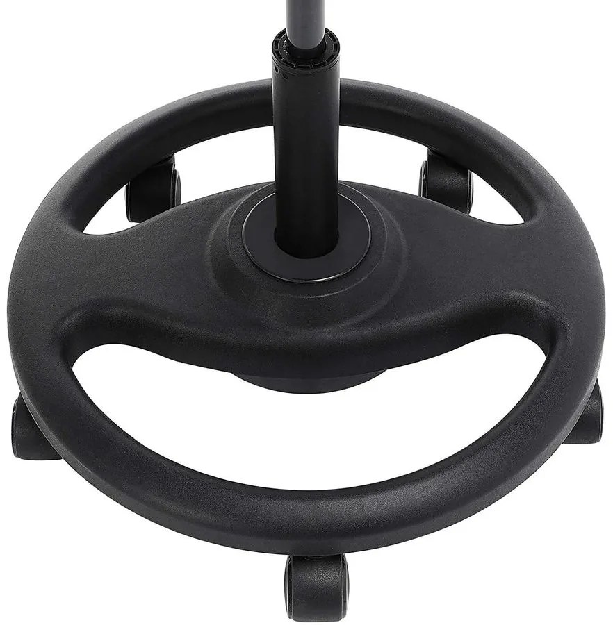 Magas szék, Ergonomikus munkaszék széles üléssel, 10°-os dőlésszög 50 x 55-73 cm, fekete