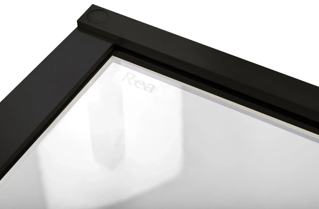 Zuhanykabin REA Hugo Double Black 90x100