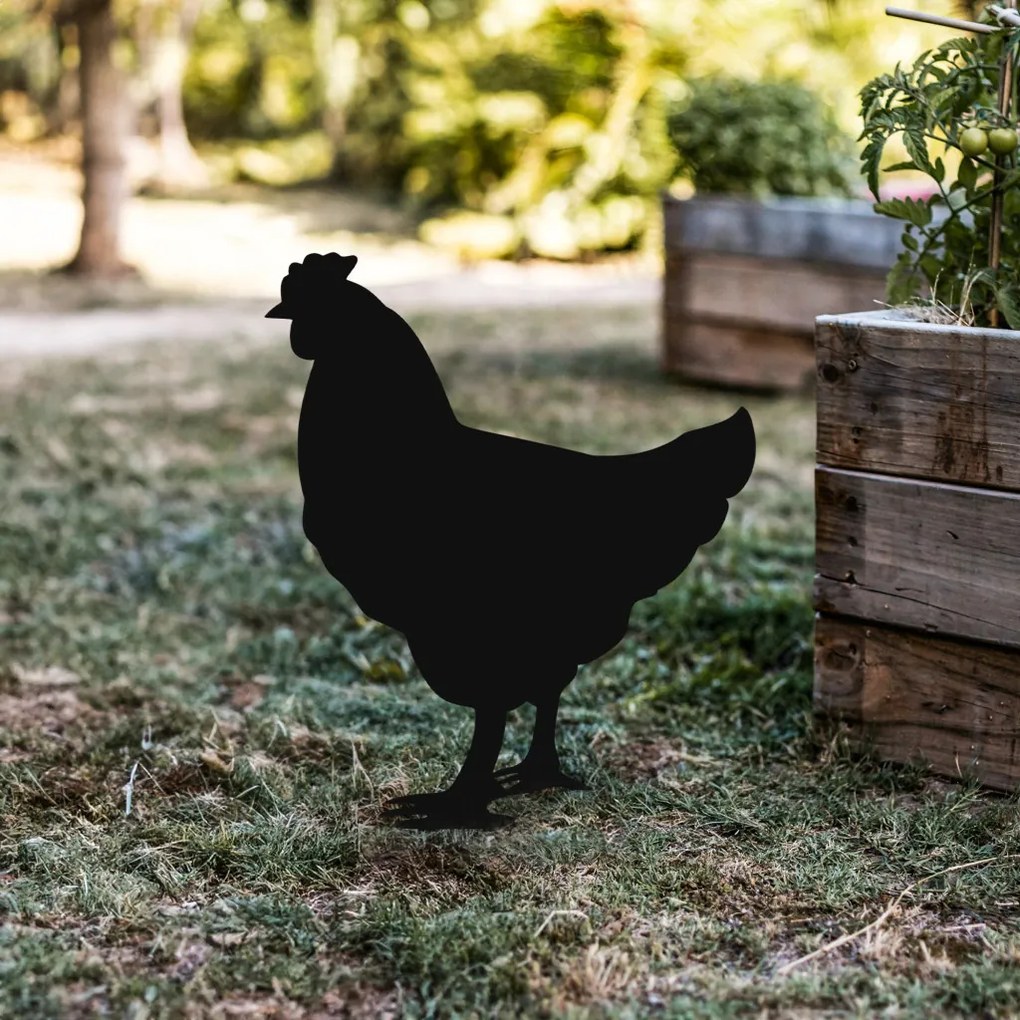 Chicken fém kerti dísztárgy, 64×42 cm – TR565TNL1263