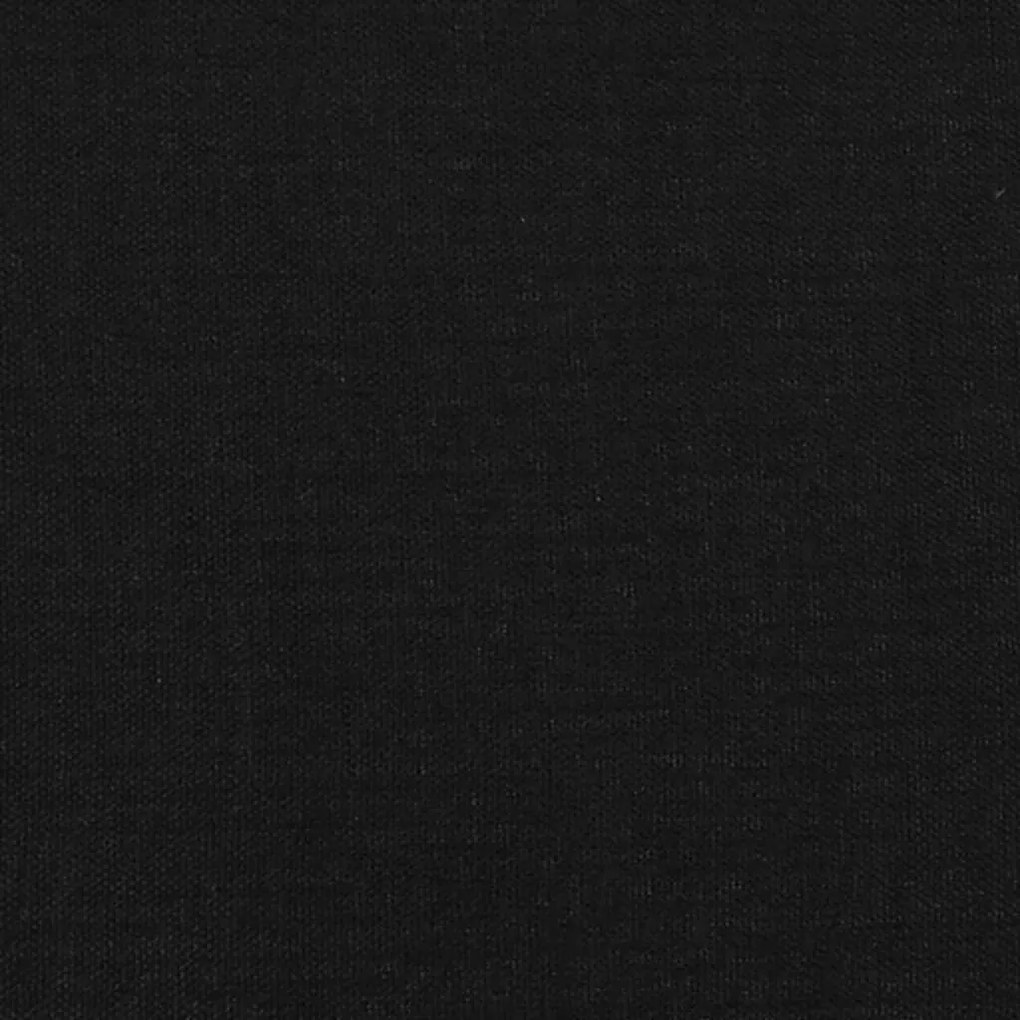 Zsebes rugós matrac, fekete, 180x200x20 cm, szövet