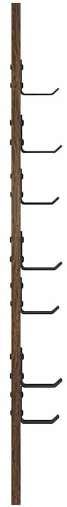 Fali Kabáthorog Füstölt tölgy 30 x 1.5 x 80 cm Faanyag