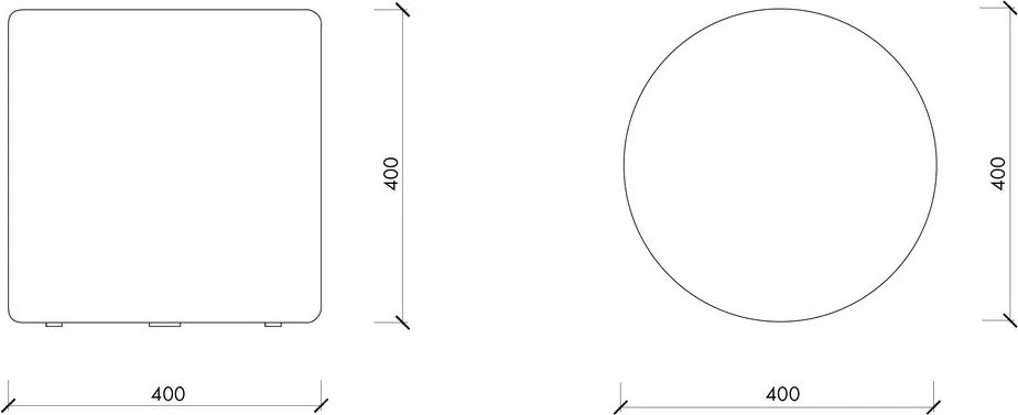 Kék gyapjú puff Folk – noo.ma