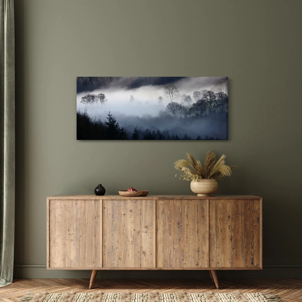 A köd képe az erdő felett (120x50 cm)
