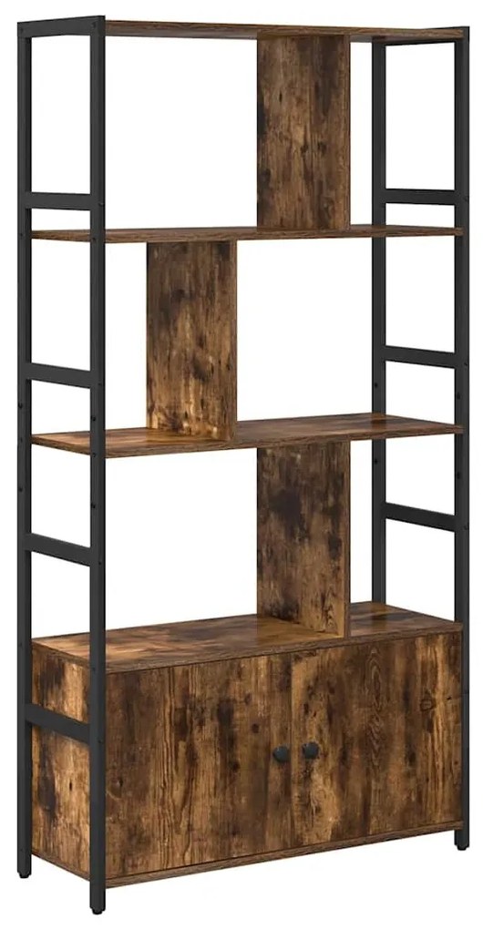 Könyvespolc Füstölt tölgy 80 x 30 x 155.5 cm Faanyag