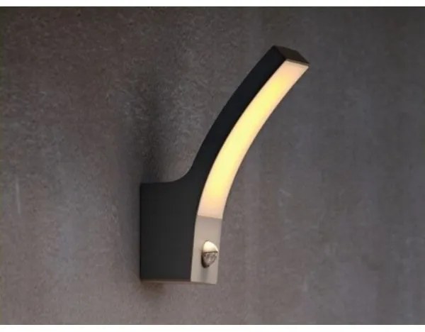 Philips SPLAY LED kültéri fali lámpa szenzorral 12W 230V 2700K IP44