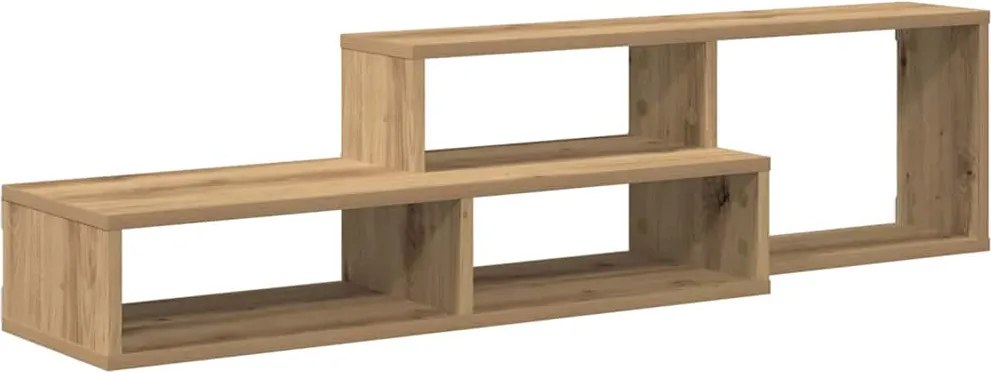 vidaXL FaliTVÁllvány 120x25x28,5cm Faanyag