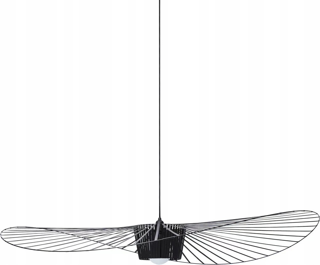 Függő Mennyezeti Lámpa Fekete Loft Design L