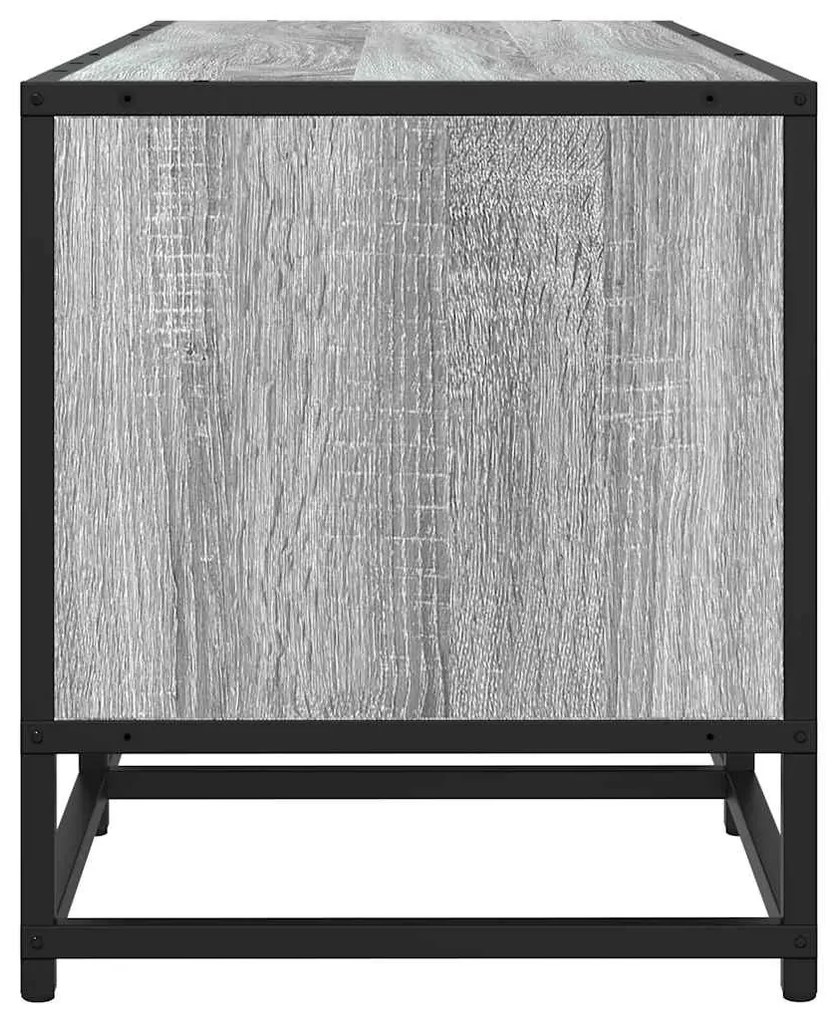 szürke sonoma színű szerelt fa TV-szekrény 210 x 35 x 41 cm