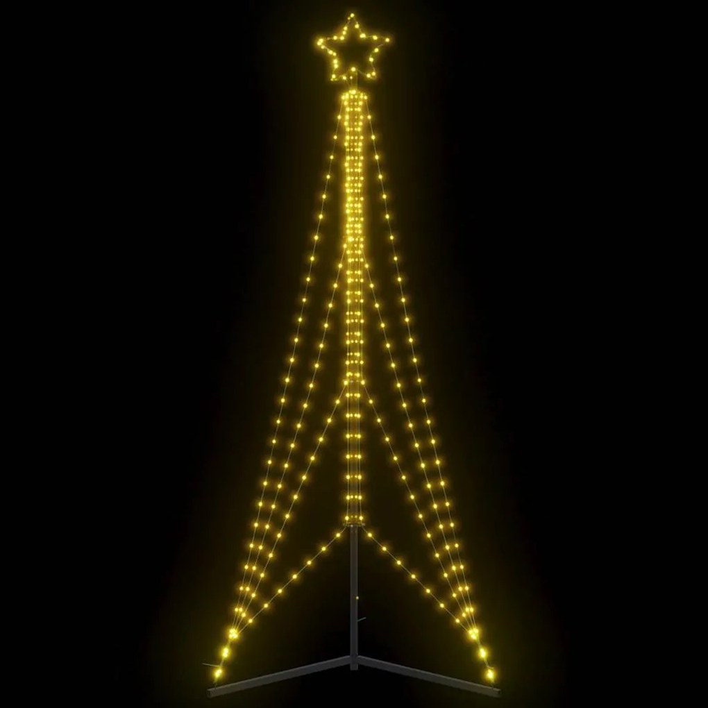 meleg fehér LED karácsonyfa 483 LED 240 cm
