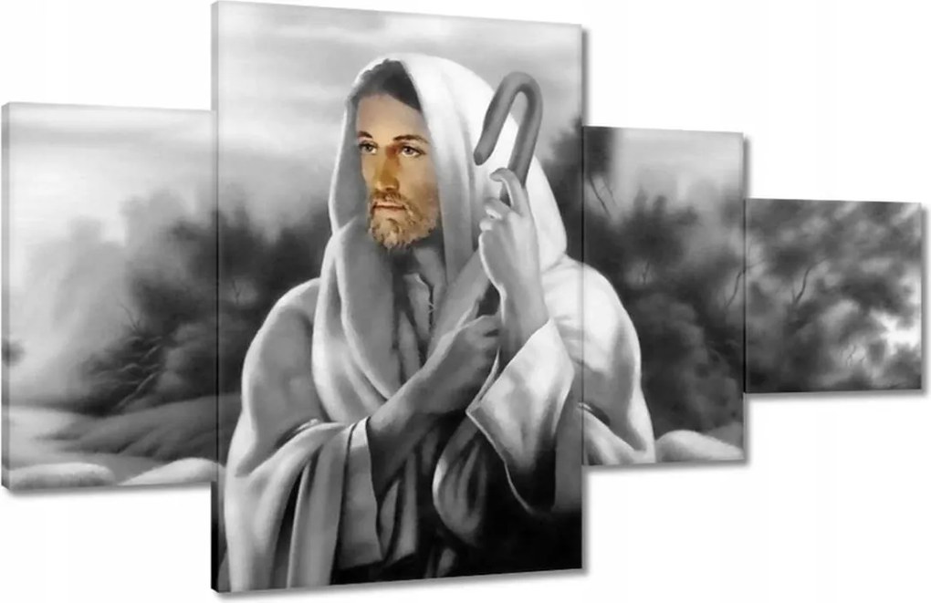 Vászonkép 130x80 A jó pásztor Bárányok