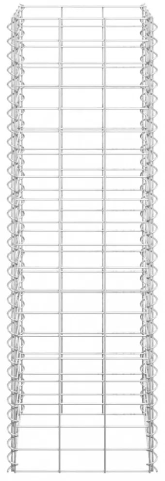 3 db vas gabion magaságyás 30 x 30 x 100 cm
