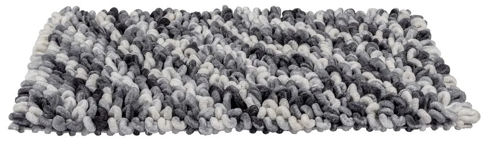 Szürkéskék textil fürdőszobai kilépő 60x90 cm Lerici – Wenko