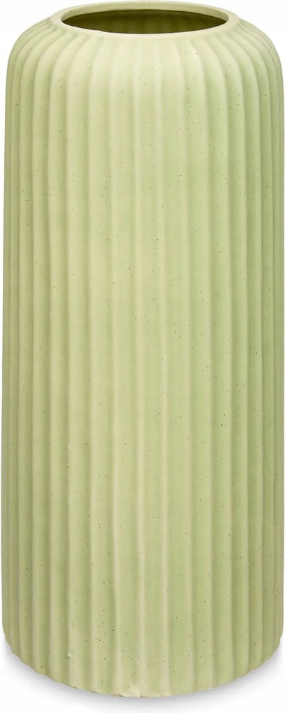 Kerámia Váza Zöld Magasság 40 CM Átmérő 16 CM