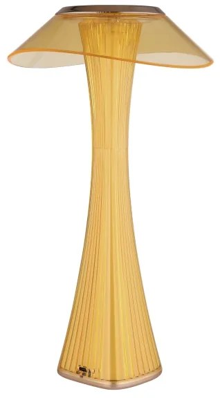 Globo 21025A-LED Dimmelhető Asztali lámpa tölthető AMBRA LED/2,5W/3,7V 2700K/4500K/6500K arany