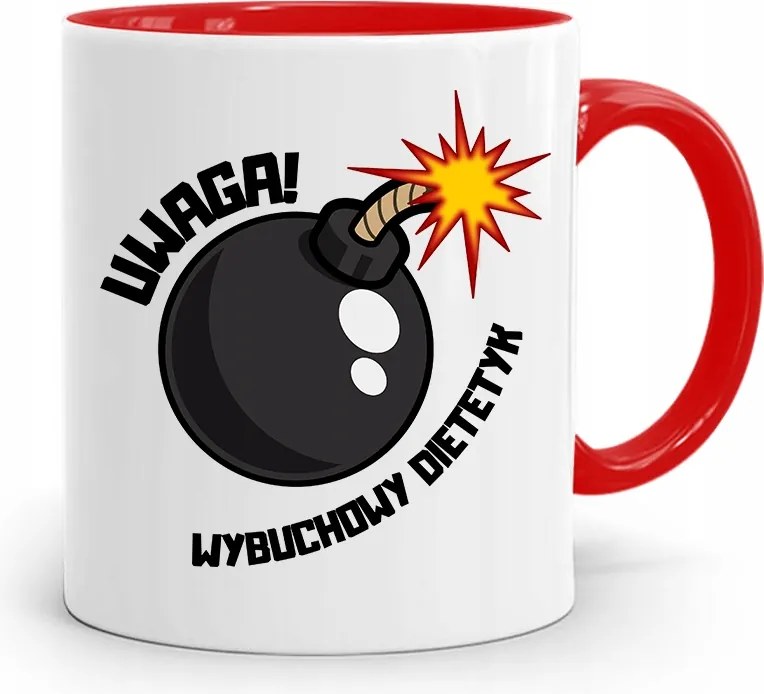 Dietetikusoknak Dietetikus Bögre Piros Ajándék fényképes nyomtatással