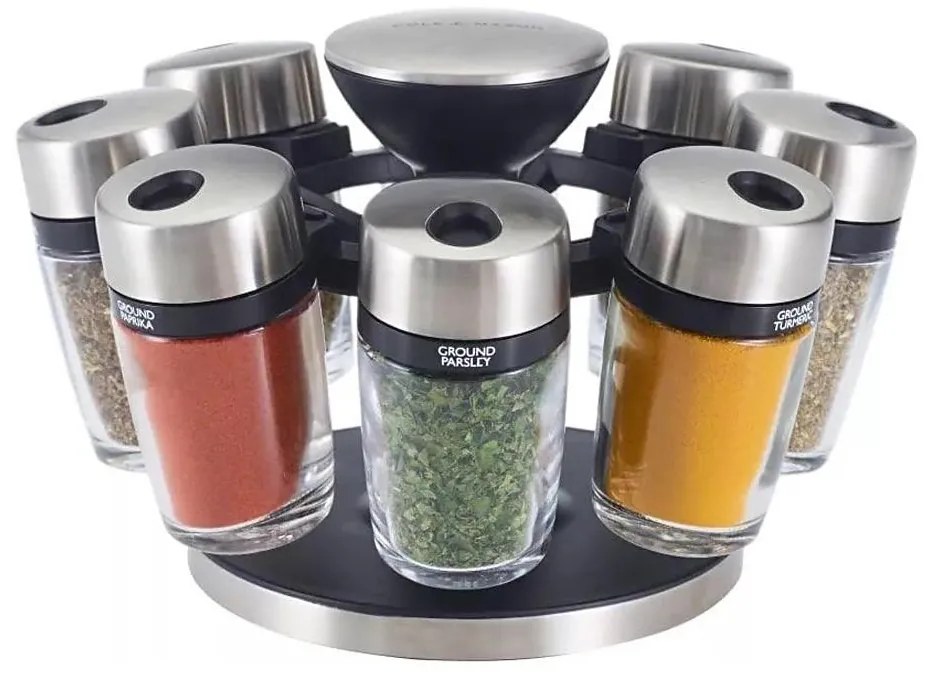 Cole&Mason - MASTER 9 részes forgatható fűszertartó állvány