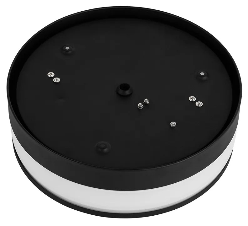 Modern kültéri mennyezeti lámpa fekete 28 cm IP44 - Flavi