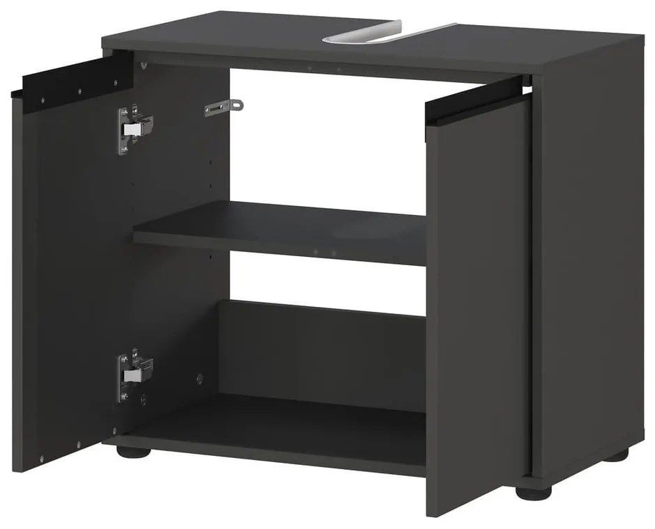 Antracitszürke fürdőszoba bútor szett Lemont – Germania