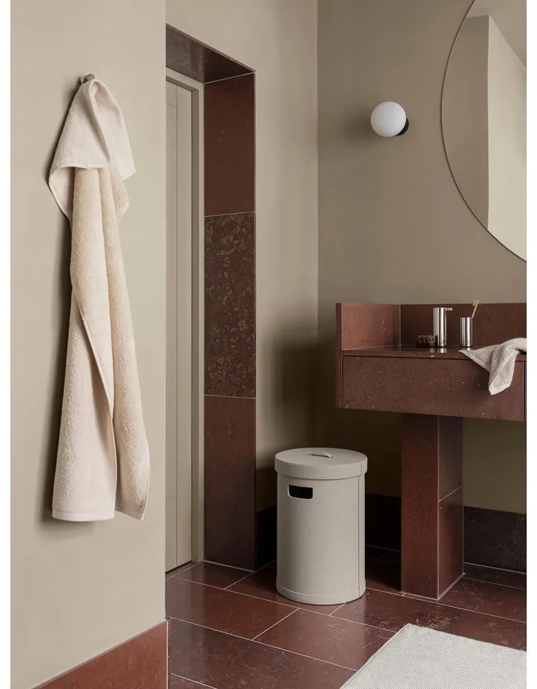 Sötétszürke műbőr szennyeskosár Sahla M – Blomus