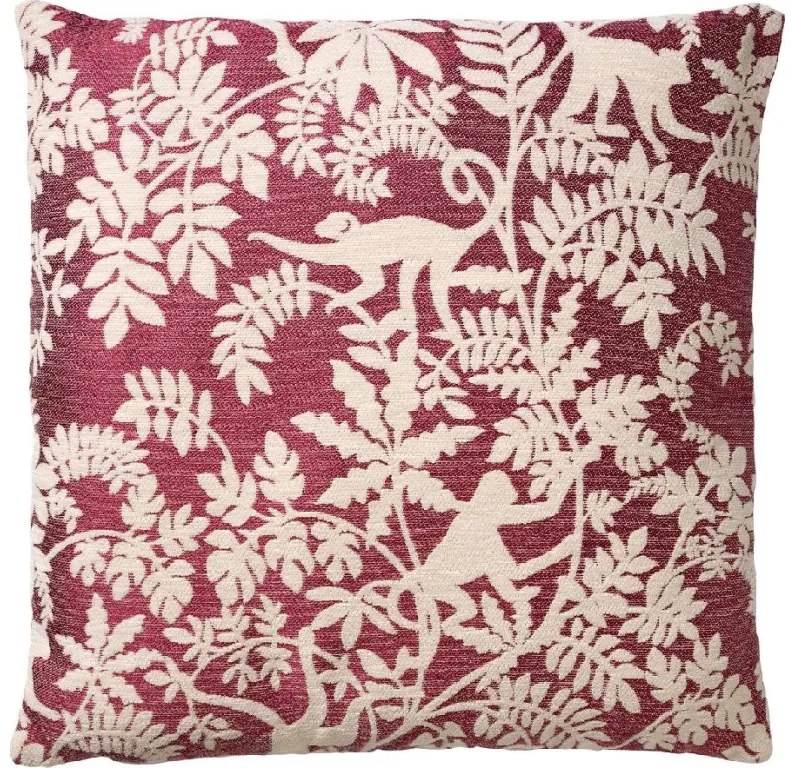 Dekoratív párnahuzat ABU MERLOT 45x45 cm, borvörös